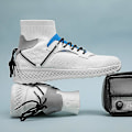 Miniatyrbild 3 av 5: Basketskor för män Andas Sneakers Löparskor 3Ay861 White 41