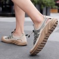 Miniatyrbild 4 av 4: Herrsandaler Casual Andas Mesh Skor Strandskor 923 Khaki 44