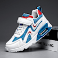 Miniatyrbild 4 av 5: Pojkar Flickor Sneakers Andas löparskor Mode Sportskor 3Ab817 WhiteBlue 34