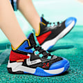 Miniatyrbild 4 av 5: Basketskor för barn Andas Sneakers Löparskor för pojkar 668Hl BlackBlue 34