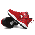 Miniatyrbild 3 av 5: Barn Basketskor Andas Sneakers Pojkar Flickor Sportskor Yj2803 Red 34