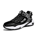 Miniatyrbild 1 av 5: Basketskor för män Mode Halkfria sneakers Andas Pojkar Flickor Sportskor 266 Black 40