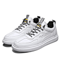 Miniatyrbild 2 av 5: Casual för män Mode Platta Sneakers Löparskor som andas F1-6 White 41