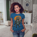 Miniatyrbild 3 av 3: Crazy Robot Kvinnor Royal Bluet-shirt L