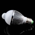 Miniatyrbild 3 av 4: 5w E27 Auto Pir Infraröd rörelsesensor Detektering Vit LED-lampa Ljuslampa