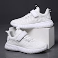 Miniatyrbild 5 av 5: Barn Sneakers Andas löparskor Mode Pojkar Flickor Sportskor 3A806 White 34
