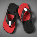 Miniatyrbild 2 av 4: Herrtofflor Sommarmodeskor Halkfria strandsandaler l-226 BlackRed 44