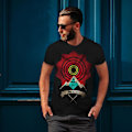 Miniatyrbild 2 av 3: Wild Target Art Mode T-shirt för män M