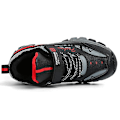Miniatyrbild 2 av 5: Pojkar Flickskor Utomhusvandring Vattentät Sneaker för barn 2J201 BlackRed 30