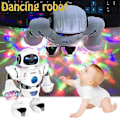 Miniatyrbild 2 av 3: Elektronisk Robert Toy Smart Space Astronaut Walking Dancing Robot med ljus och ljud