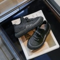 Miniatyrbild 3 av 5: Barn Sneakers Andas löparskor Mode Pojkar Flickor Sportskor 2Lk7-1 Black 29