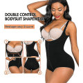 Miniatyrbild 4 av 4: Lequeen Justerbar Kvinna Fajas Colombianska bantningsgörlar Platt Mage Shapewear Slida Korsett Waist Trainer Kroppsformare,blcack S