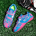 Miniatyrbild 2 av 5: Fotbollsskor för pojkar Halkfria fotbollsskor Klossar Gräs Fotbollssneakers Yj166 Pink 34