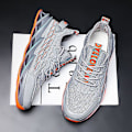 Miniatyrbild 3 av 5: Herrsneakers Andas löparskor Mode Dam Sportskor 2Kf188 Gray 39