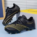 Miniatyrbild 4 av 5: Pojkar Flickor Fotbollsskor Ankel Fotbollsskor Grästräning Sport Skor Sneakers Yjy6 Black 34
