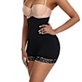 Miniatyrbild 4 av 4: Slimming Slida Platt mage Underkläder Kroppsformare Hög midja Magkontroll Push Up Höft Rumpa Lifter Spets Body Shapewear Dam,svart M L