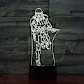 Miniatyrbild 2 av 2: Stormtrooper 3d Led Nattljus Sovrumsbordslampa Färg ändras