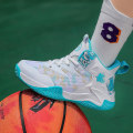 Miniatyrbild 4 av 5: Basketskor för barn Mode Pojkar Flickor Sneakers Sportskor som andas 2Lk028 WhiteGreen 37