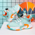 Miniatyrbild 2 av 5: Basketskor för barn Andas sneakers Trendiga casual Löparskor Yjw1568 Cyan 35