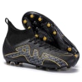 Miniatyrbild 4 av 5: Fotbollsskor för män Halkfria fotbollsskor Klossar Gräs Fotbollssneakers Yjck15-1 Black 40