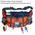 Miniatyrbild 3 av 5: Utomhussport Midjeväska Vattentät Vandring Cykling Klättring Cykelpaket Fanny Pack Med vattenflaskhållare Bergsbestigningsväska Dark red