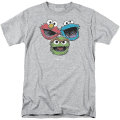 Miniatyrbild 1 av 5: Elmo Cookie Monster Oscar The Grouch Sesame Street T-shirt XXXL