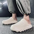 Miniatyrbild 5 av 5: Strandtofflor för män Modesandaler Utomhus Halkfria inomhusskor 3B8811 Beige 38-39