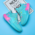 Miniatyrbild 2 av 5: Barn Basketskor Mode Pojkar Flickor Sneakers Sportskor som andas 2La099 Cyan 39
