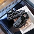 Miniatyrbild 3 av 5: Sneakers för barn Andas löparskor Mode Pojkar Flickor Sportskor 2Lk8-2 Black 34