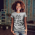 Miniatyrbild 2 av 3: Life End Confort Slogan Dam Gråskjorta 3XL
