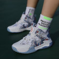 Miniatyrbild 5 av 5: Basketskor för barn Mode Pojkar Flickor Sneakers Sportskor som andas 2Lh839 WhiteBlue 34