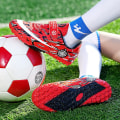 Miniatyrbild 4 av 5: Barn Ungdom Gräs Fotbollsskor Skor Inomhusfotboll Casual utomhus X1577 Red 29