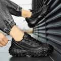 Miniatyrbild 4 av 5: Damsneakers Andas löparskor Mode Sportskor Casual S816 Black 41