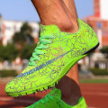 Pikkukuva 3 / 5: Miesten yleisurheilukengät Spikes Track Race Jumping Tennarit Professional Running Nail Spikes Kengät Hj259 Green 40