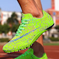 Pikkukuva 3 / 5: Miesten yleisurheilukengät Spikes Track Race Jumping Tennarit Professional Running Nail Spikes Kengät Hj259 Green 44