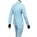 Miniatyrbillede 2 af 4: Herredragt til bryllupsfest Middag 3-delt Business Suit Blazer Vest Bukser 9 farver Light Blue M