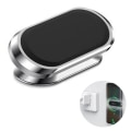 Miniatyrbild 2 av 5: Metall magnetisk telefonhållare för bil, stark magnet bilfäste, en sekund Put and Take & instrumentbräda 360 rotation Silver