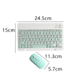 Pikkukuva 2 / 5: Ladattava Bluetooth näppäimistö ja hiiri -yhdistelmä Ultraohut kannettava kompakti langaton set Android Windows -tablettipuhelimelle Ipad Iosille light green