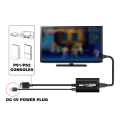 Miniatyrbild 5 av 5: Rgb-ypbpr Upscaler 16:9/4:3 Aspect Ratio Switching Hdtv Adapter För Ps1 Ps2