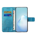 Pikkukuva 2 / 5: For Honor X6a 4g Owl Tree painettu Pu-nahkainen case Täysin suojattu puhelimen cover Blue