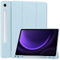 Miniatyrbillede 1 af 5: Smart læder tablettaske til Samsung Galaxy Tab S9 Fe Light Blue