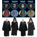 Miniatyrbild 2 av 5: Harry Potter Magic dräkt Cosplay Dräktmantel Barnens rollspel Slytherin greenTie xxl