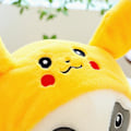 Miniatyrbild 3 av 5: Sencu 2023 New Cross-dressing Panda Girl Söt plyschdocka - Pikachu Kulomi Minions Edition - Perfekt för barns lek och samlare