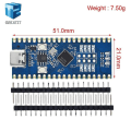 Pikkukuva 2 / 5: Air103 Development Board Type-c 32-bittinen 240mhz Core Board Luatos Xt804 Lua -järjestelmä tukee multi LCD/spi/eink Arduinolle