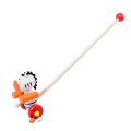 Miniatyrbillede 1 af 5: Træ Push Along Walking Legetøj, Småbørn Push Toy, Træ Børn Walking, Walking Småbørns Legetøj til indendørs kravle zebra Multi