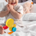 Miniatyrbillede 3 af 5: Træ Push Along Walking Legetøj, Småbørn Push Toy, Træ Børn Walking, Walking Småbørns Legetøj til indendørs kravle duck Multi