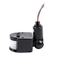 Miniatyrbillede 4 af 5: Udendørs 12v Dc Automatisk Infrarød Pir Bevægelsessensor Switch Til Led Lys, Sort-hhny Black