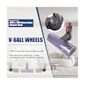 Miniatyrbillede 2 af 5: Udskiftning af kuglehjul til V6 V7 V8 V10 V11 V12 DC58 Støvsuger 35W 50W Direct Drive Cleaner Head Hjul Dele gray
