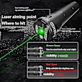 Pikkukuva 2 / 5: Uusi 2024 tarkkuusteleskooppinen, suuritehoinen power teräksestä valmistettu suora sauva katapultti laser litteä kuminauha ulkona metsästys ja ammunta red laser set2