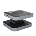 Miniatyrbillede 1 af 5: 12in1 Usb-c Harddisk kabinet Docking station til Mac Mini M1/m2 kabinet Jy